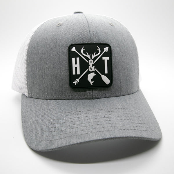 Fish & Game Patch Hat Grey/ White