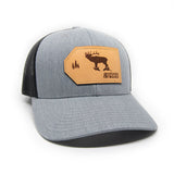 H&T Elk Patch Hat - (Curved-Brim)