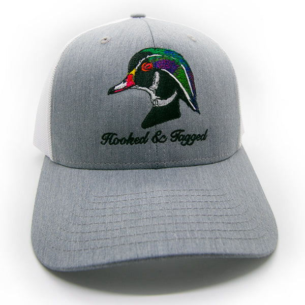 *SALE* Whistlin' Wings Embroidered Hat Grey/White